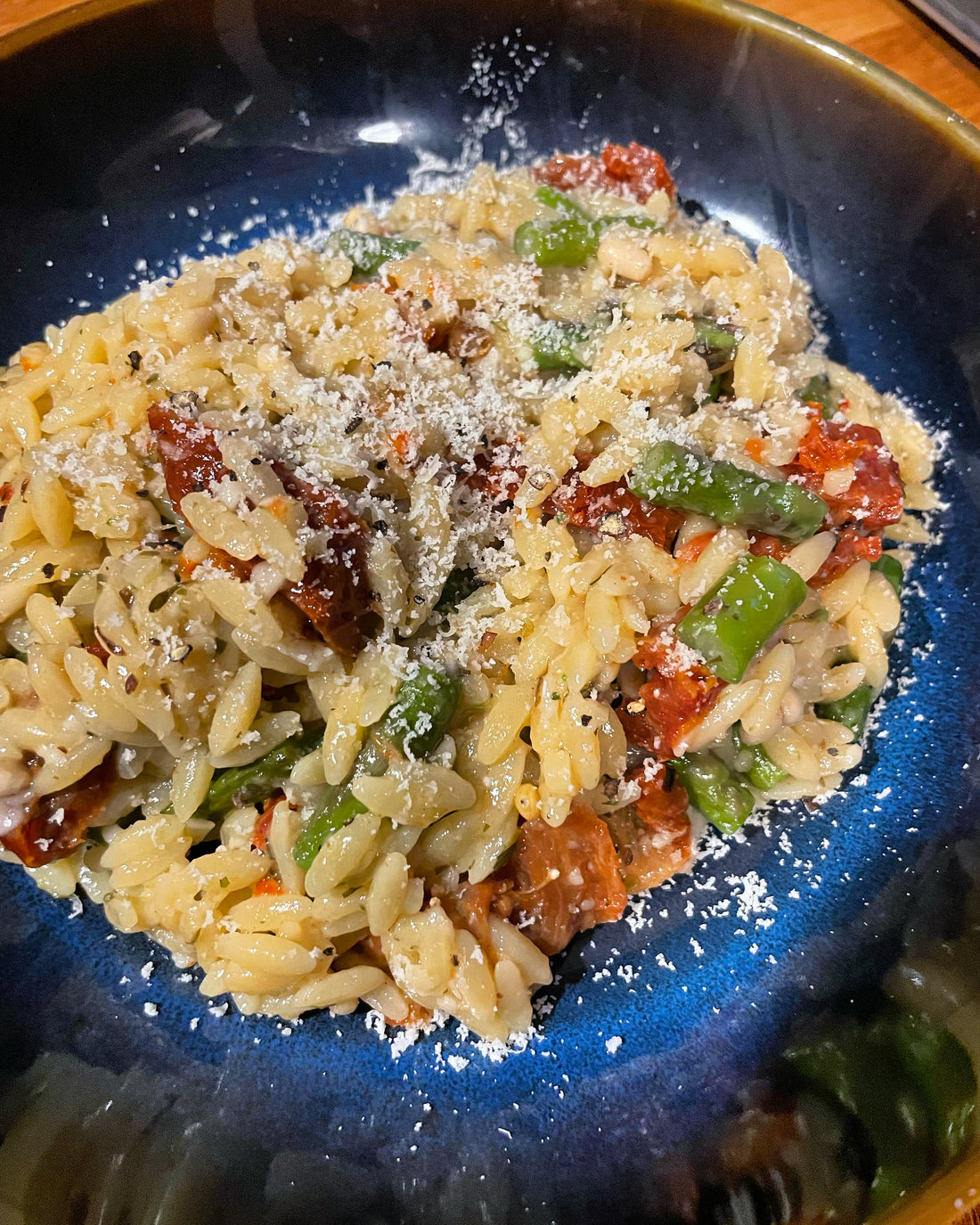 Asparagus Orzo Romantic