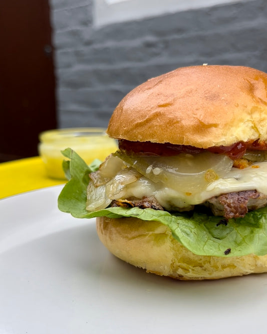 Cheeseburger Beef pattie homemade