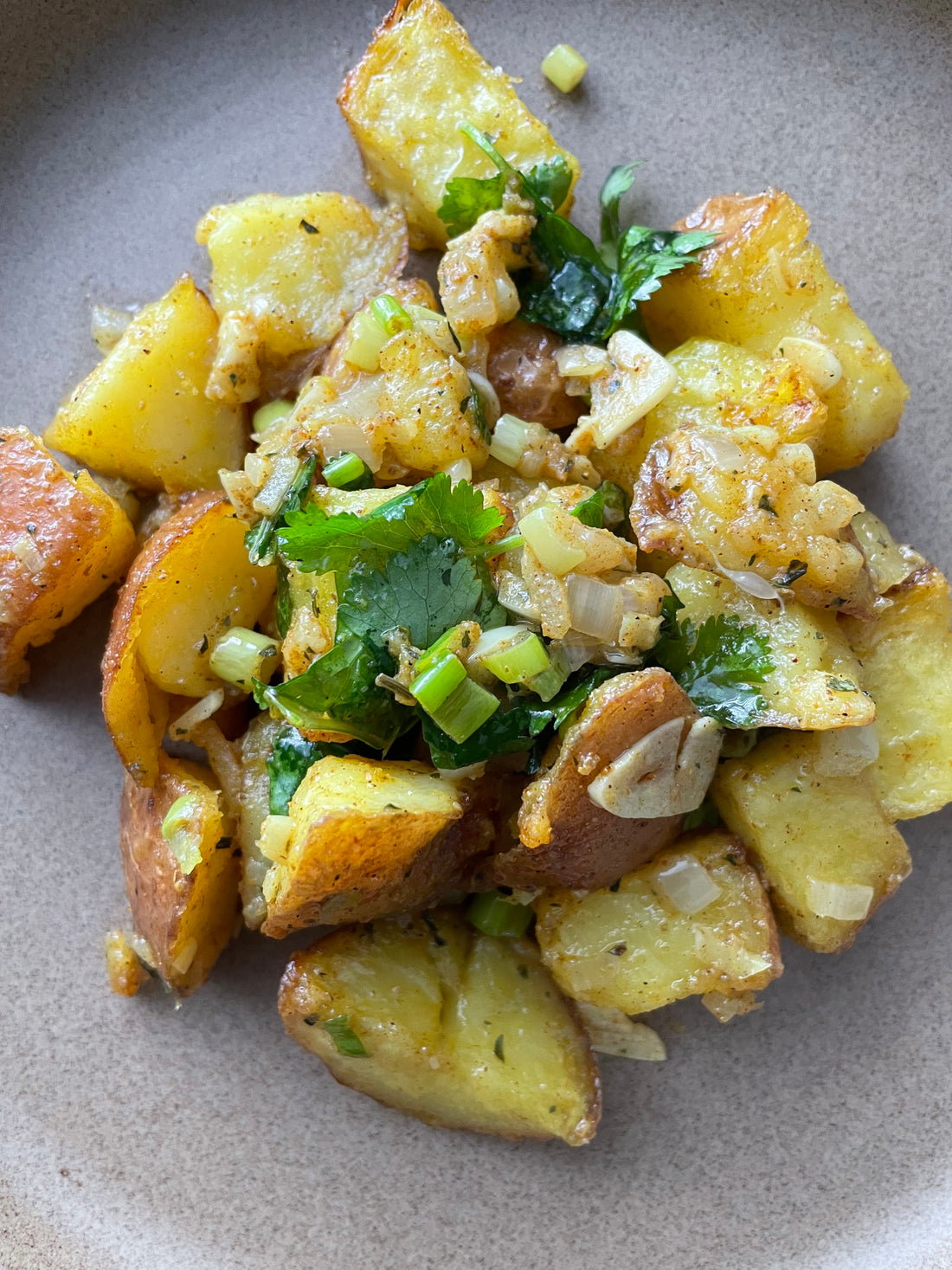 Curried Roast Potatoes