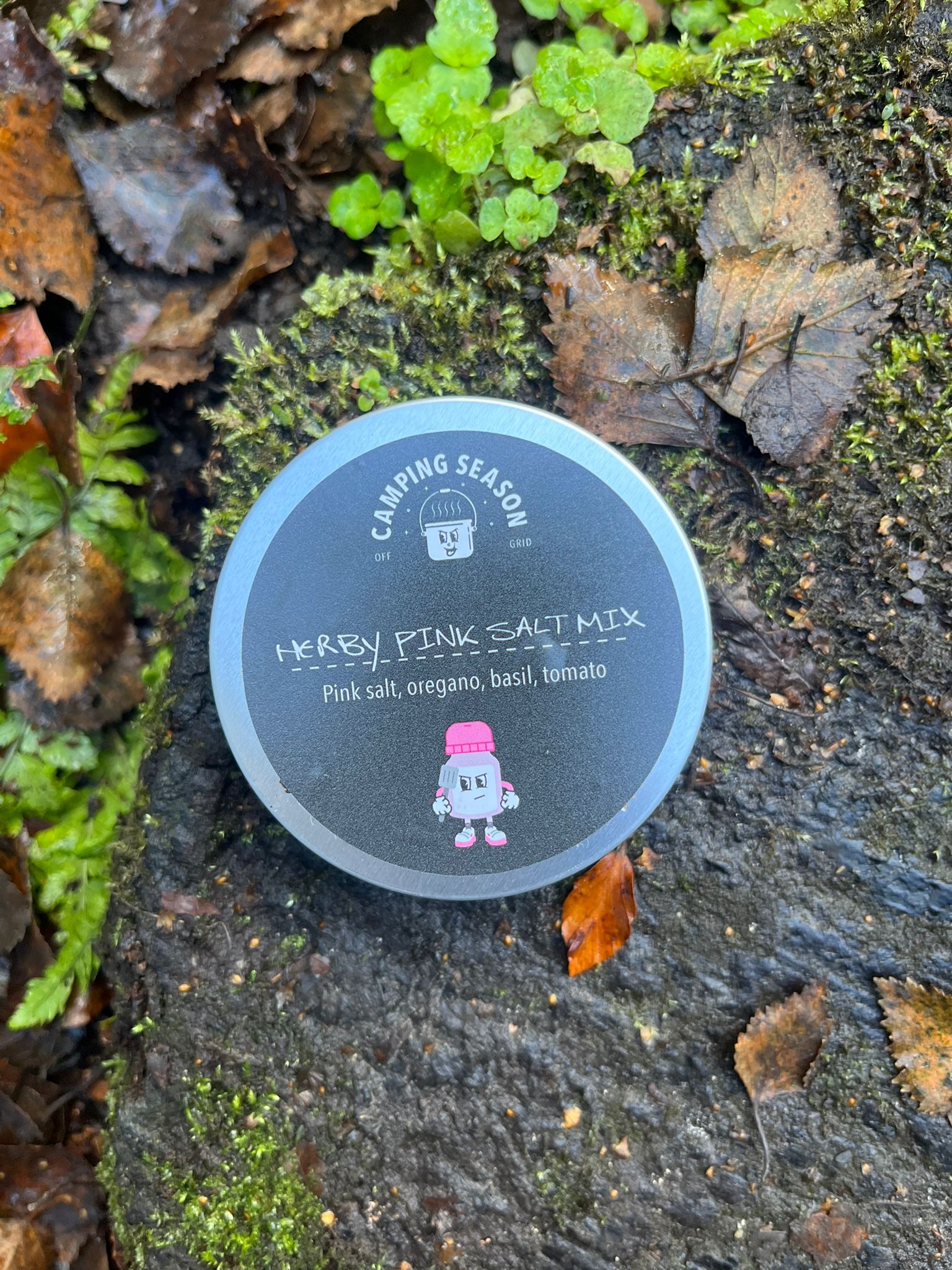 Herby Pink Salt Mix - Camping Season